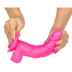 LIKETRUE Gode réaliste Slidy Cock 15 x 4cm Rose